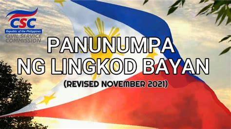 panunumpa ng lingkod bayan csc 2023|CSC Panunumpa ng Lingkod Bayan 2023 Version.